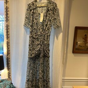 Veronica Beard maxi dress with slit - NWT